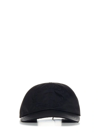 Shop Burberry Hats Black