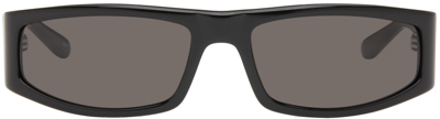 Shop Courrèges Black Techno Sunglasses In I005 Black Shell