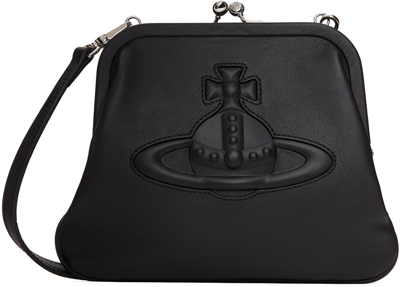 Shop Vivienne Westwood Black 'vivienne's Clutch' Bag In N401 Black