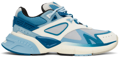 Shop Amiri Blue & Off-white Ma Runner Sneakers In Air Blue