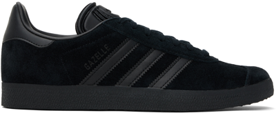 Shop Adidas Originals Black Gazelle Sneakers In Core Black / Core Bl