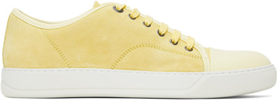 Shop Lanvin Yellow Dbb1 Sneakers In 8000 Yellow/white