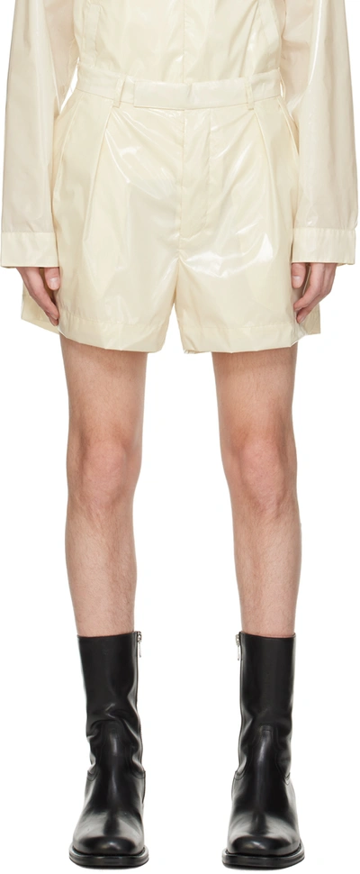 Shop 16arlington Ssense Exclusive Off-white Atero Shorts In Milk
