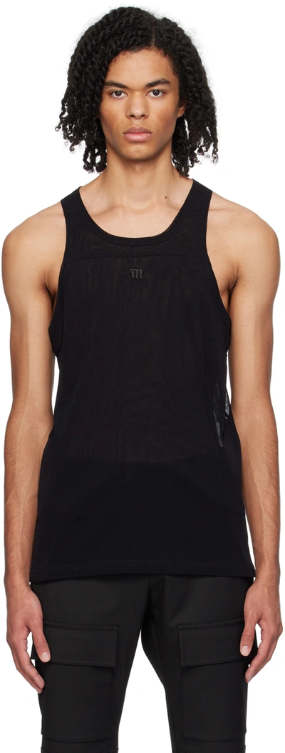 Shop Misbhv Black Double-faced Tank Top