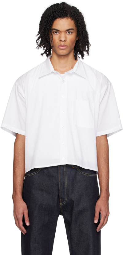 Shop Carson Wach White S1 Shirt In Pearl White