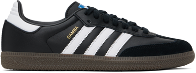 Shop Adidas Originals Black Samba Og Sneakers In Core Black / Ftwr Wh