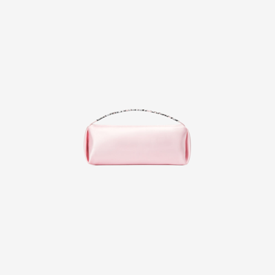 Shop Alexander Wang Marques Large Bag In Satin In Light Pink