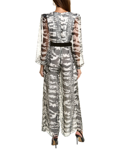 Shop Patbo Belted Jumpsuit In Silver
