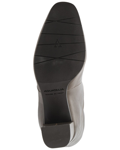 Shop Aquatalia Leora Weatherproof Leather Boot In Grey