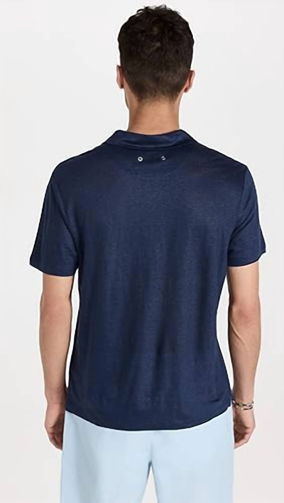 Shop Vilebrequin Men's Pyramid Jersey Polo Shirt In Navy In Blue