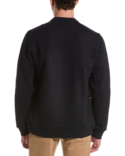 Shop Burberry Logo Crewneck Sweatshirt In Black