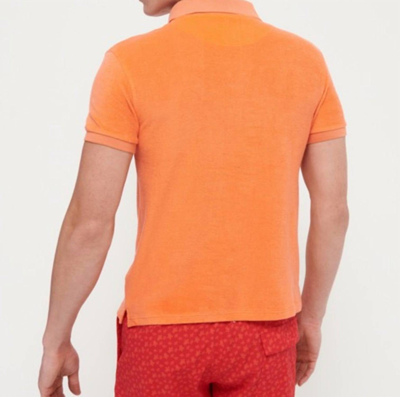 Shop Vilebrequin Men's Terry Shirt In Guava In Multi