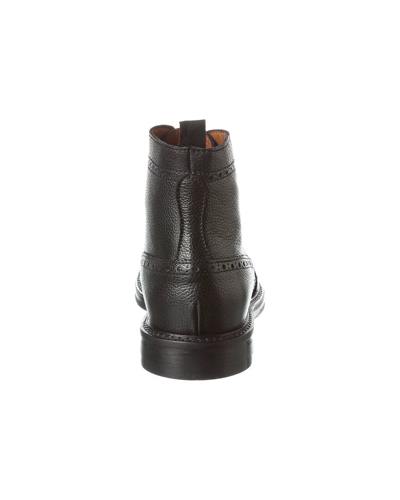 Shop Aquatalia Savino Weatherproof Leather Boot In Black