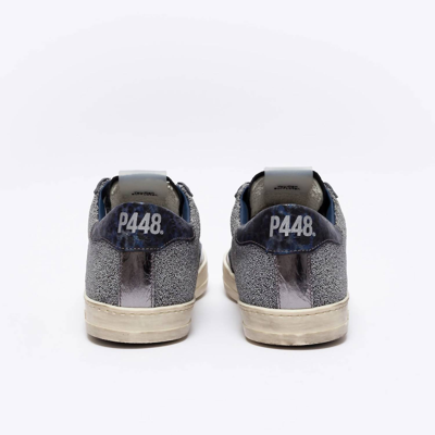 Shop P448 John Shar Sneakers In Silver