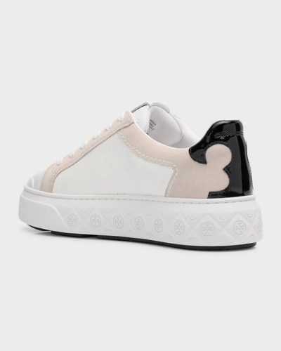 Shop Tory Burch Ladybug Sneaker In Titanium White/black In Multi