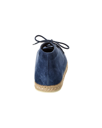 Shop Tod's Suede Bootie In Blue