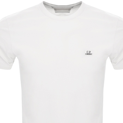 Shop C P Company Cp Company Jersey Logo T Shirt White