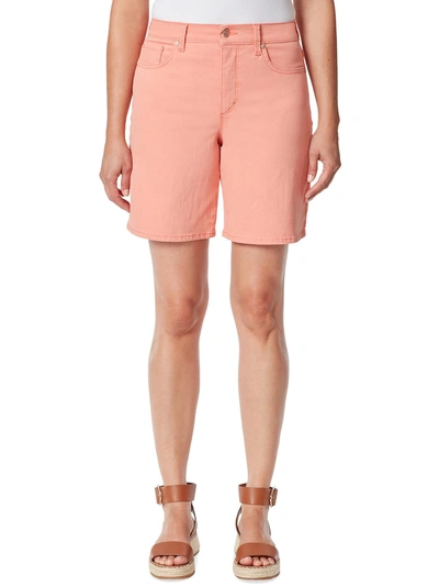 Shop Gloria Vanderbilt Womens Slimming Relaxed Denim Shorts In Multi