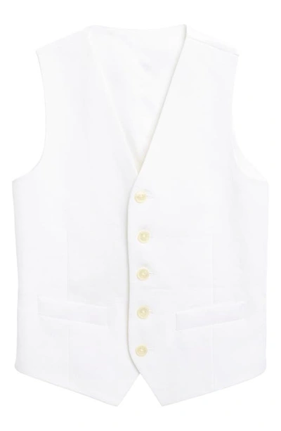 Shop Ralph Lauren Kids' Solid Classic Vest In White