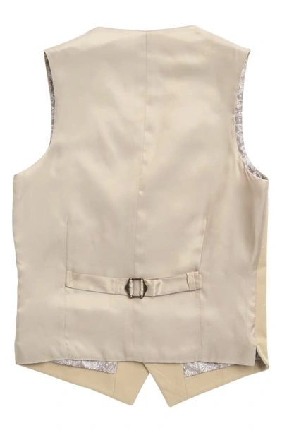 Shop Ralph Lauren Kids' Classic Stretch Cotton Vest In Tan