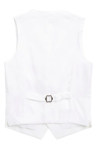 Shop Ralph Lauren Kids' Solid Classic Vest In White