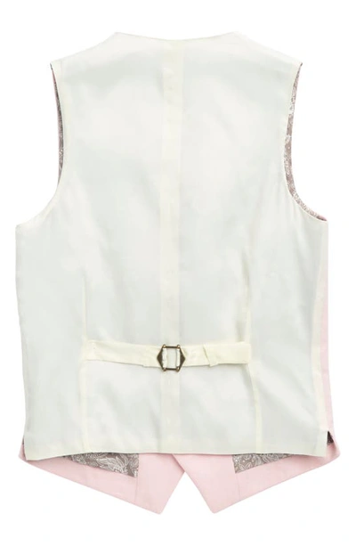 Shop Ralph Lauren Kids' Solid Classic Vest In Pink