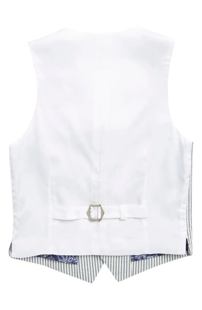 Shop Ralph Lauren Kids' Stripe Classic Vest In Blue