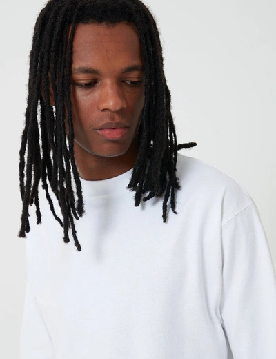 Shop Camber Long Sleeve T-shirt (8oz) In White