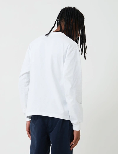 Shop Camber Long Sleeve T-shirt (8oz) In White
