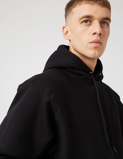 Shop Camber Hooded Sweatshirt (12oz) In Black