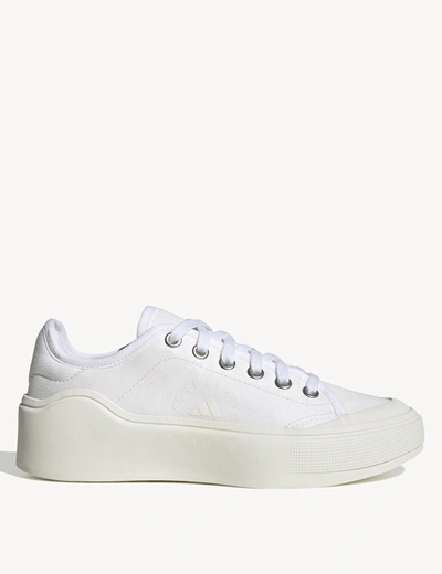 Shop Adidas By Stella Mccartney Court Shoes In White