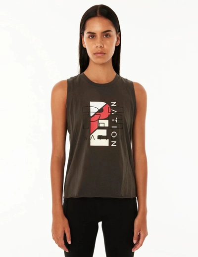 Shop P.e Nation Heritage Tank In Grey