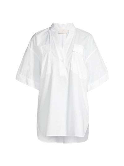 Shop Ginger & Smart Women's Keepsake Relaxed Cotton Shirt In White