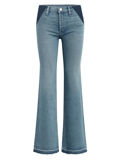 Shop Hudson Women's Rosie Wide-leg Maternity Jeans In Free Style