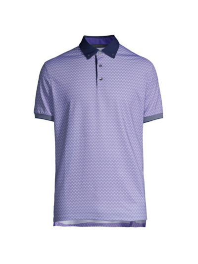 Shop Greyson Men's Mosquito Polo Shirt In Toadflax