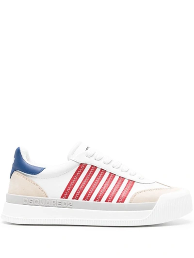 Shop Dsquared2 'new Jersey' Sneakers In Multicolour