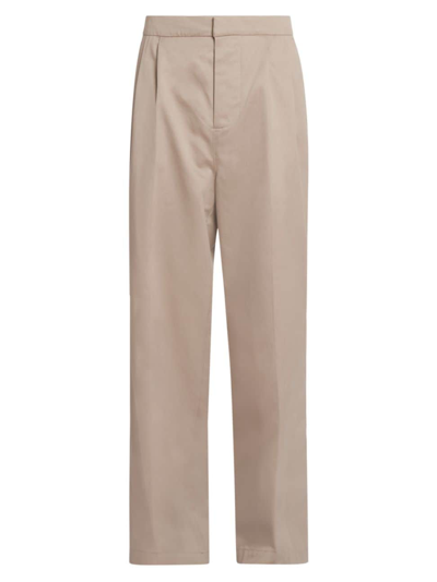 Shop Nanushka Men's Kevin Cotton Mid-rise Pants In Grey