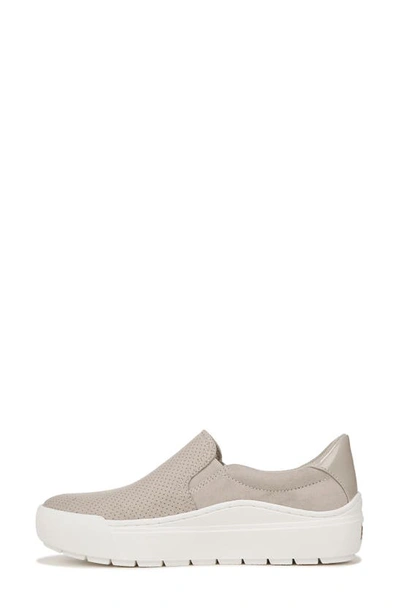 Shop Dr. Scholl's Time Off Slip-on Sneaker In Oyster Grey Fabric