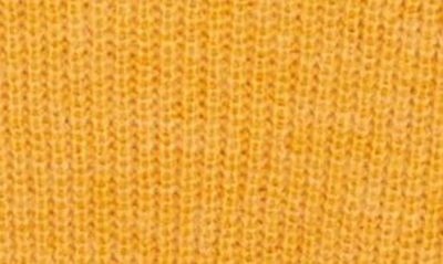 Shop Vigoss Cutout Shoulder Pullover Sweater In Sunflower