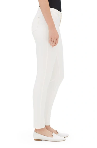 Shop Lafayette 148 Mercer Acclaimed Stretch Skinny Pants In White