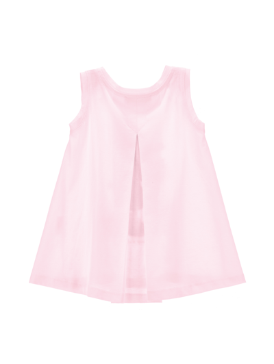 Monnalisa Rapunzel Sleeveless Maxi T-shirt In Rosa Fairy Tale
