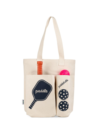 Shop Ame & Lulu Pickler Pickleball Tote Bag In Cream