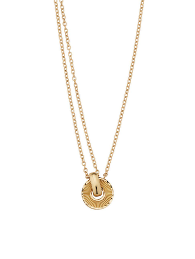 Shop Oradina Women's 14k Yellow Gold Icon Pendant Necklace