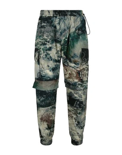 Shop Stella Mccartney Taylor Cargo Pants Man Pants Multicolored Size 38 Polyamide In Fantasy