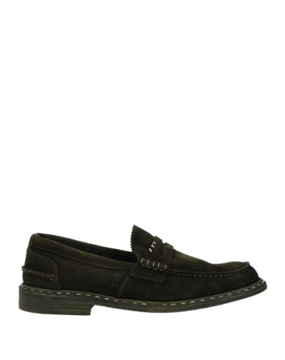 Shop Premiata Man Loafers Dark Green Size 9 Soft Leather
