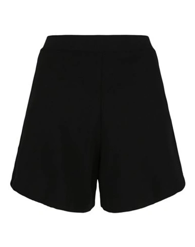 Shop Stella Mccartney Compact Knit Shorts Woman Shorts & Bermuda Shorts Black Size 8-10 Viscose, Polyeste