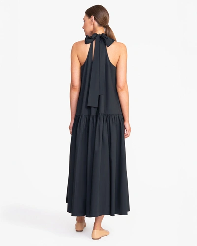 Shop Staud Midi Marlowe Dress In Black