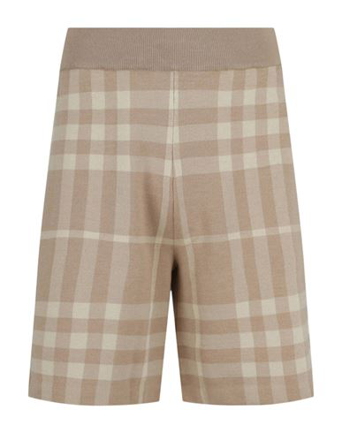 Burberry check-print silk shorts - Brown