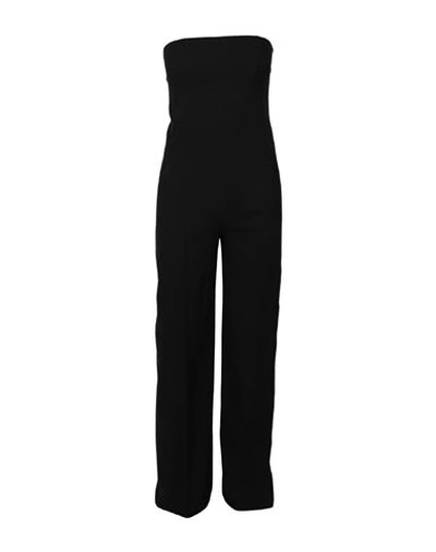 Shop Stella Mccartney Hallie All In One Jumpsuit Woman Jumpsuit Black Size 4-6 Wool
