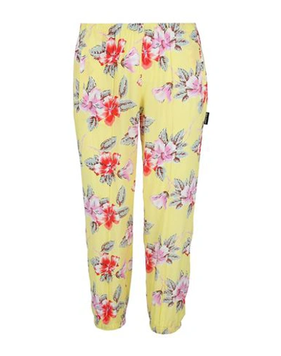 Shop Palm Angels Hibiscus Sleek Joggers Woman Pants Multicolored Size 6 Viscose In Fantasy